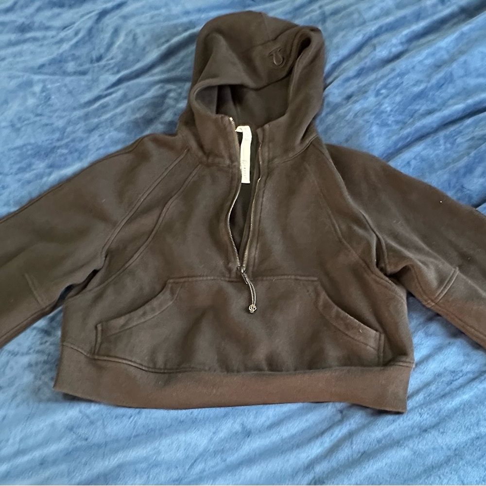 Lululemon Cropped Black Hoodie